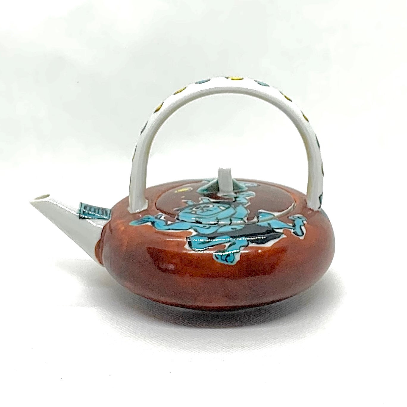 ⭐️ 九谷焼 幸窯 泡玉 鬼文 足付き 長角皿 未使用品 ⭐️ 足付長角皿 | 銀河釉 玉峰窯